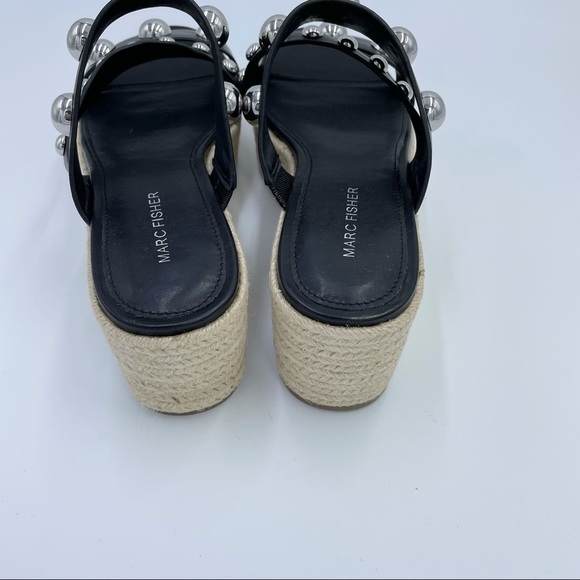 Marc Fisher Platform Sandals Black - Picture 9 of 12
